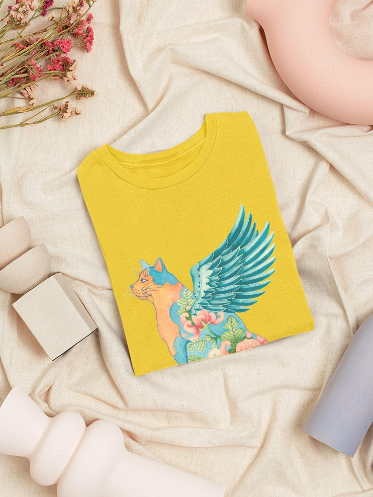Cat Angel I T-shirt -Gabby Malpas Designs