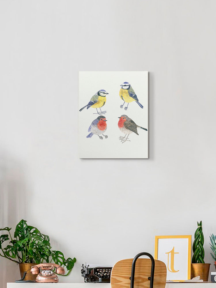 Birds Northern Christmas Wall Art -Gabby Malpas Designs