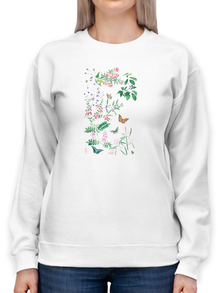 Flowers Along Cooks River Sweatshirt -Gabby Malpas Designs