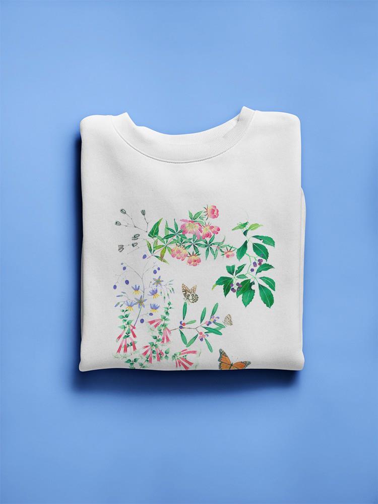 Flowers Along Cooks River Sweatshirt -Gabby Malpas Designs