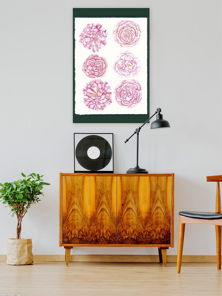 Cabbage Roses Wall Art -Gabby Malpas Designs