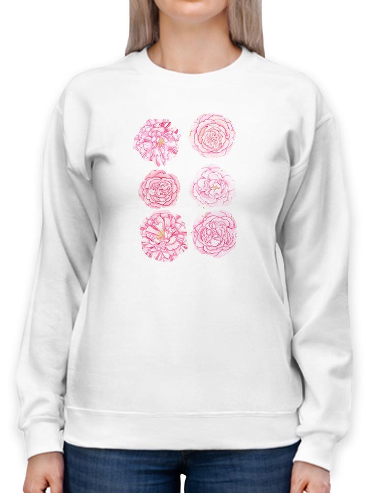 Cabbage Roses Sweatshirt -Gabby Malpas Designs
