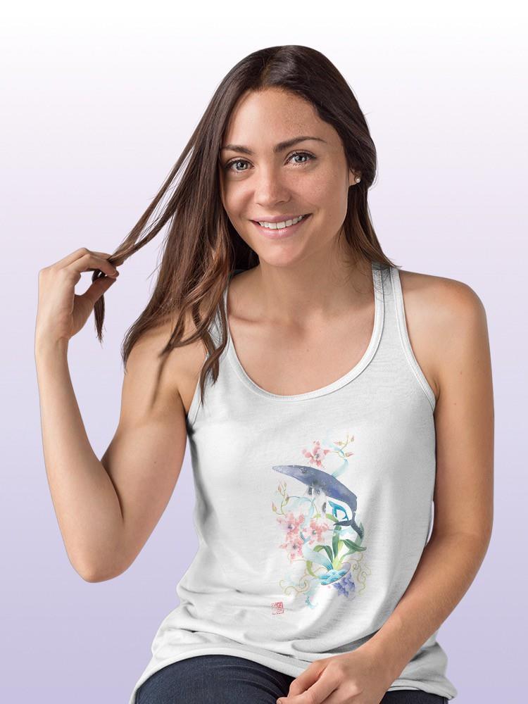 Whale In Watercolors T-shirt -Gabby Malpas Designs