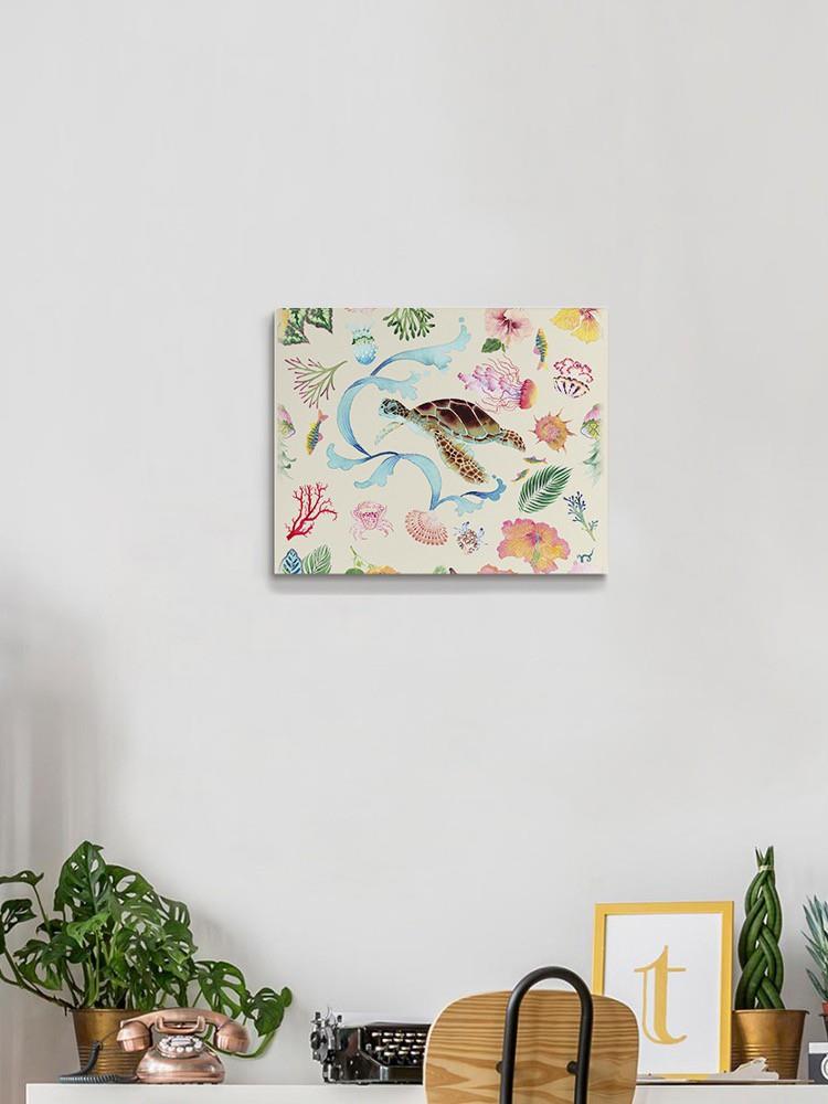 Colorful Turtle Love Wall Art -Gabby Malpas Designs