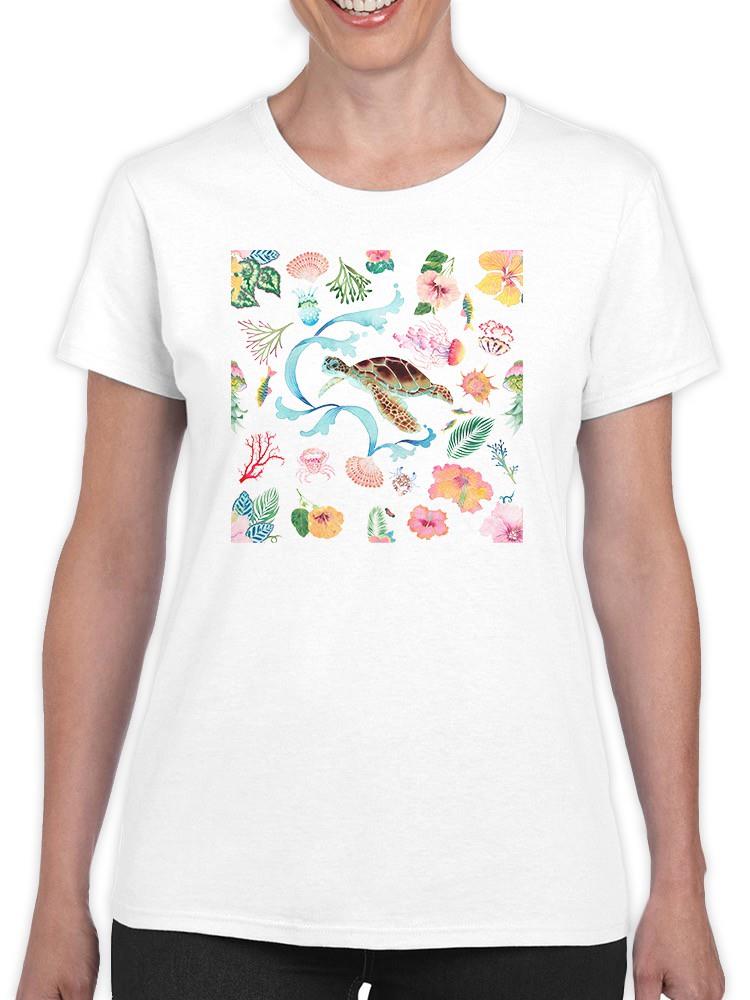 Colorful Turtle Love T-shirt -Gabby Malpas Designs