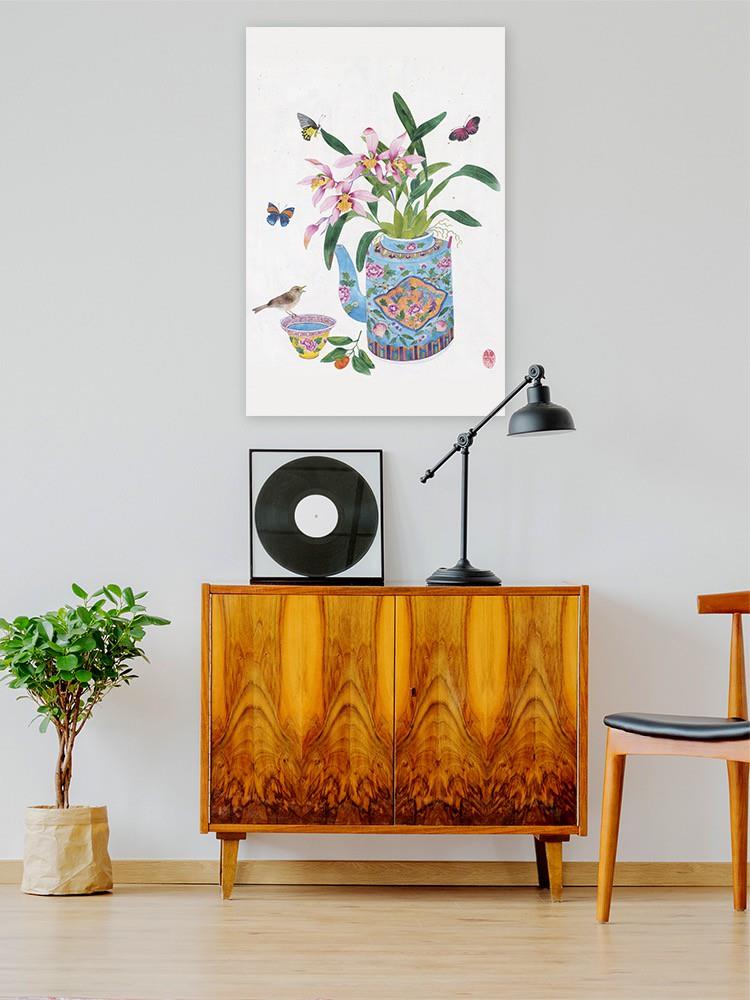 Peranakan Orchids Wall Art -Gabby Malpas Designs