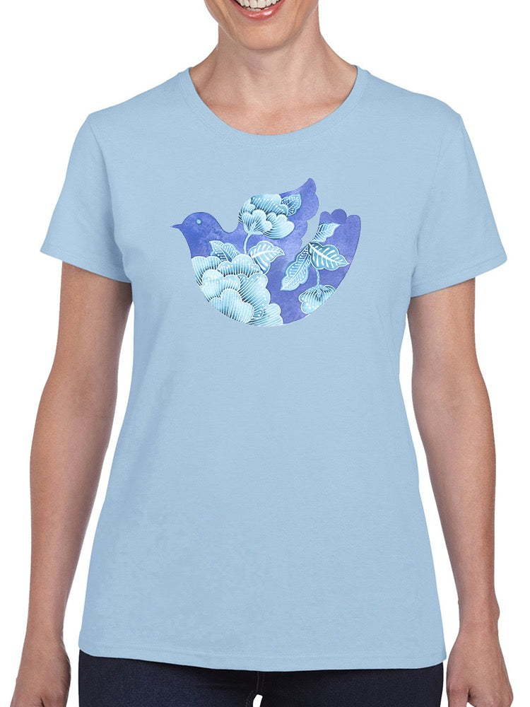 Peace Dove In Blue T-shirt -Gabby Malpas Designs