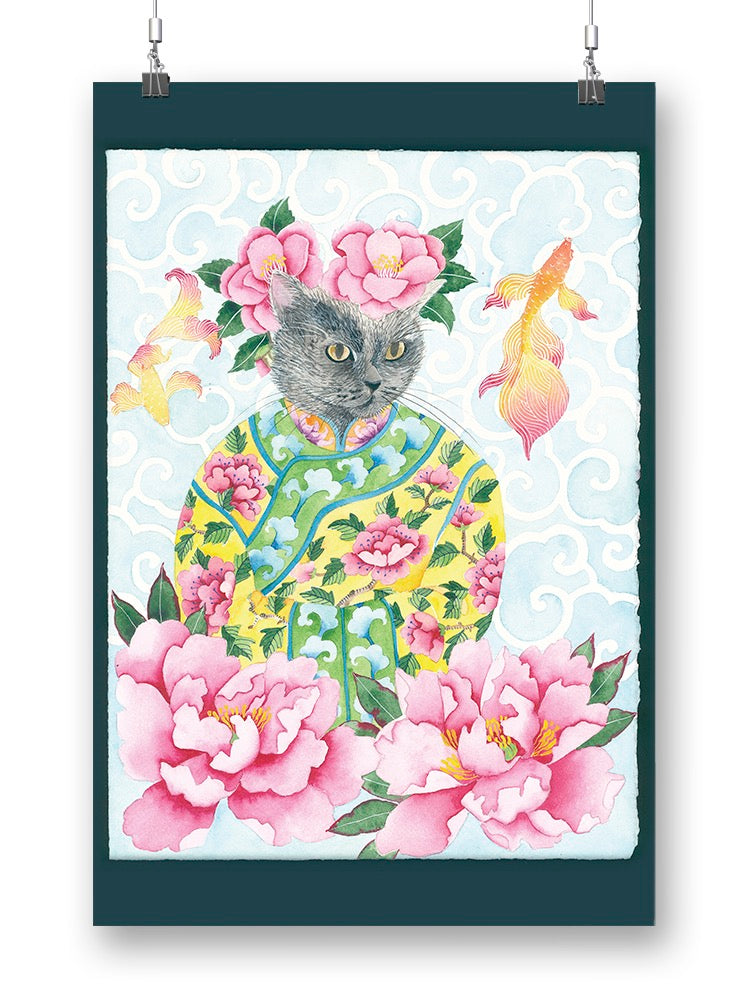 Little Empress Kitten Wall Art -Gabby Malpas Designs