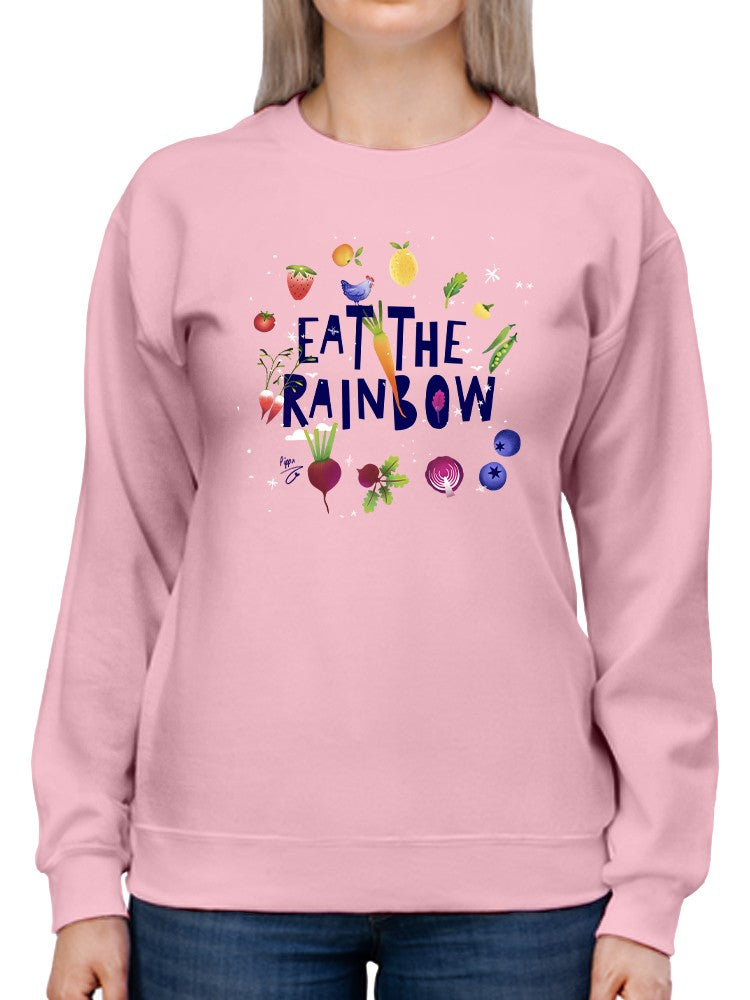Eat The Rainbow Sweatshirt -George & Gina Designs