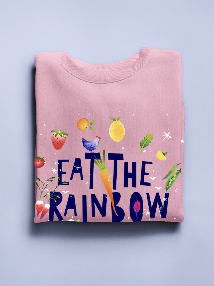 Eat The Rainbow Sweatshirt -George & Gina Designs