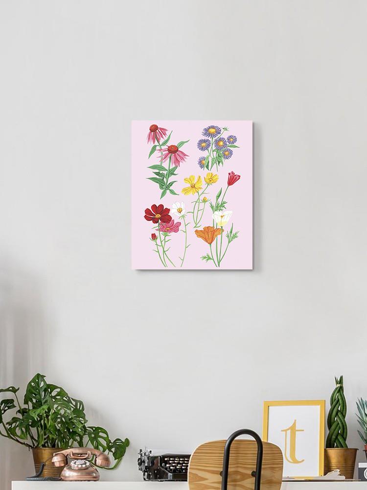 Wild Flowers I Wall Art -Girija Kulkarni Designs