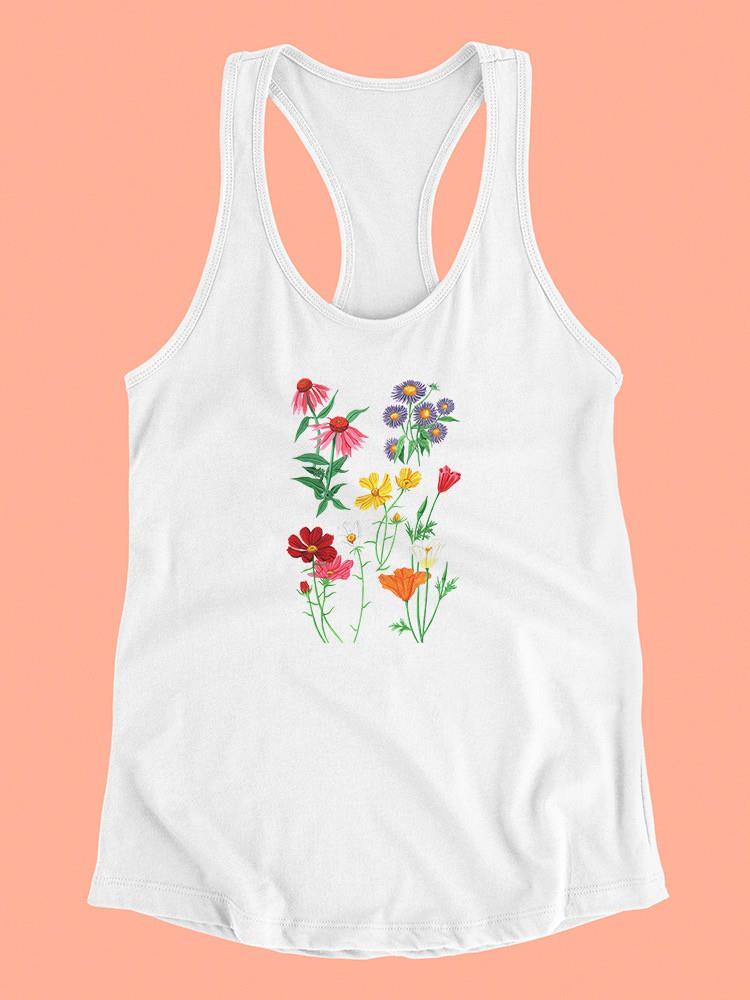 Wild Flowers I. T-shirt -Girija Kulkarni Designs