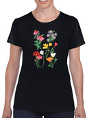 Wild Flowers I. T-shirt -Girija Kulkarni Designs