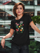 Wild Flowers I. T-shirt -Girija Kulkarni Designs
