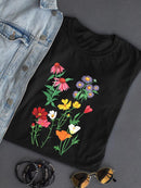 Wild Flowers I. T-shirt -Girija Kulkarni Designs