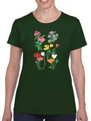 Wild Flowers I. T-shirt -Girija Kulkarni Designs