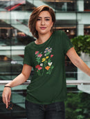 Wild Flowers I. T-shirt -Girija Kulkarni Designs