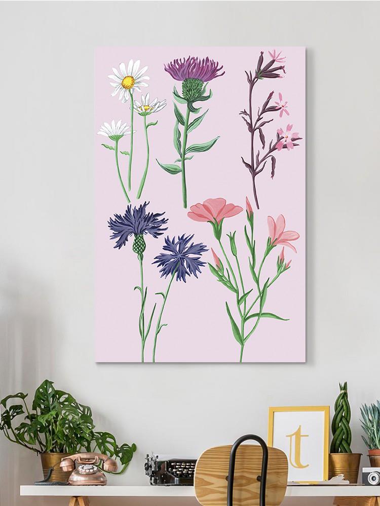 Wild Flowers Ii Wall Art -Girija Kulkarni Designs