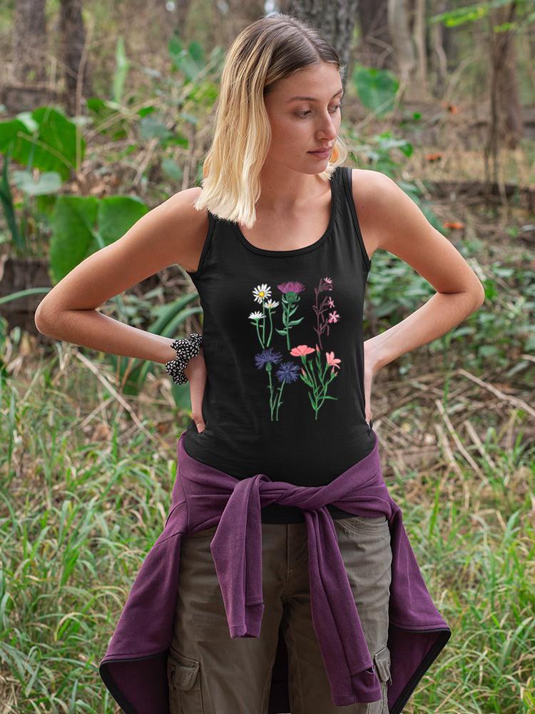 Wild Flowers Ii. T-shirt -Girija Kulkarni Designs