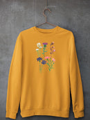 Wild Flowers Ii. Sweatshirt -Girija Kulkarni Designs
