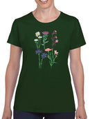 Wild Flowers Ii. T-shirt -Girija Kulkarni Designs