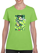 Sitting In Ivy. T-shirt -Girija Kulkarni Designs