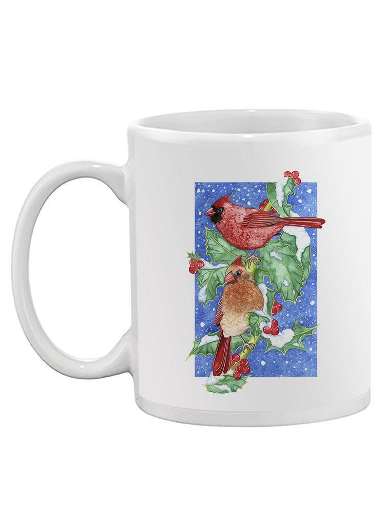 Red Inal Cute Mug -Girija Kulkarni Designs