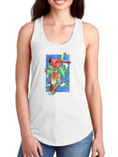 Red Inal Cute. T-shirt -Girija Kulkarni Designs