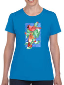 Red Inal Cute. T-shirt -Girija Kulkarni Designs