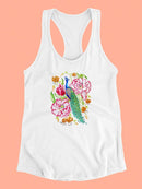 Peacock In Spring. T-shirt -Girija Kulkarni Designs