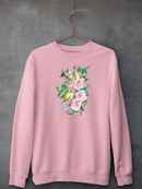 In The Pink Bloom. Sweatshirt -Girija Kulkarni Designs