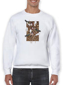 Goldfinch Cuties Sweatshirt -Girija Kulkarni Designs