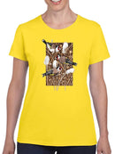 Goldfinch Cuties T-shirt -Girija Kulkarni Designs
