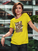 Goldfinch Cuties T-shirt -Girija Kulkarni Designs