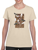 Goldfinch Cuties T-shirt -Girija Kulkarni Designs