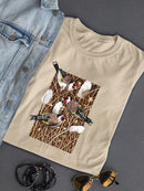Goldfinch Cuties T-shirt -Girija Kulkarni Designs