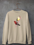 Finch Birds Sweatshirt -Girija Kulkarni Designs