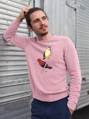 Finch Birds Sweatshirt -Girija Kulkarni Designs