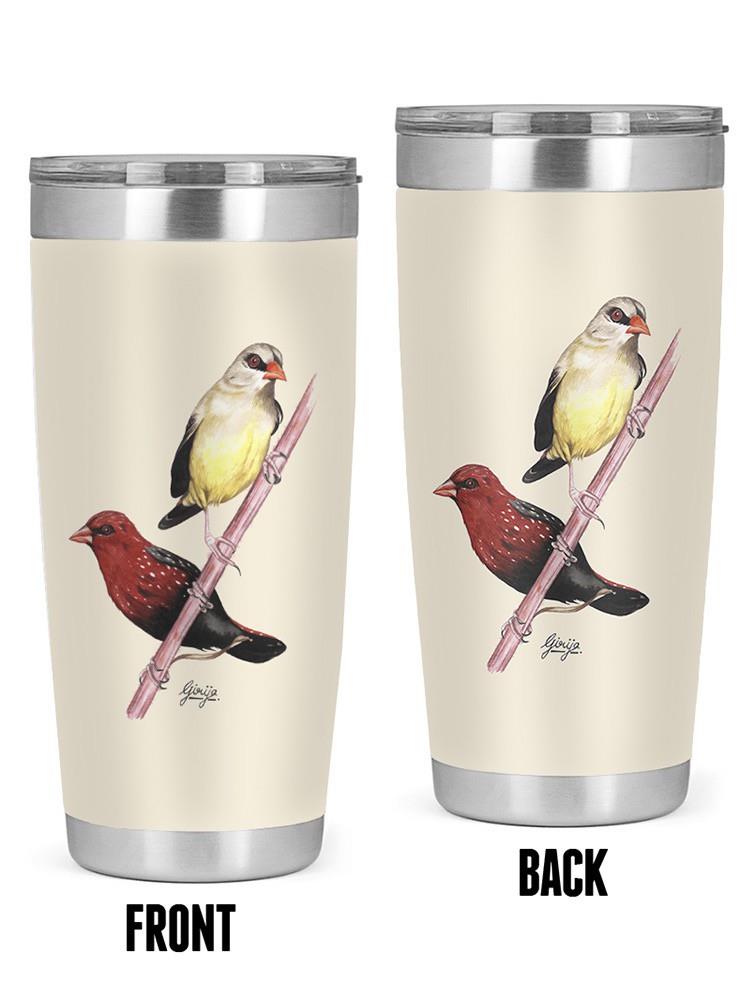 Finch Bird Tumbler -Girija Kulkarni Designs
