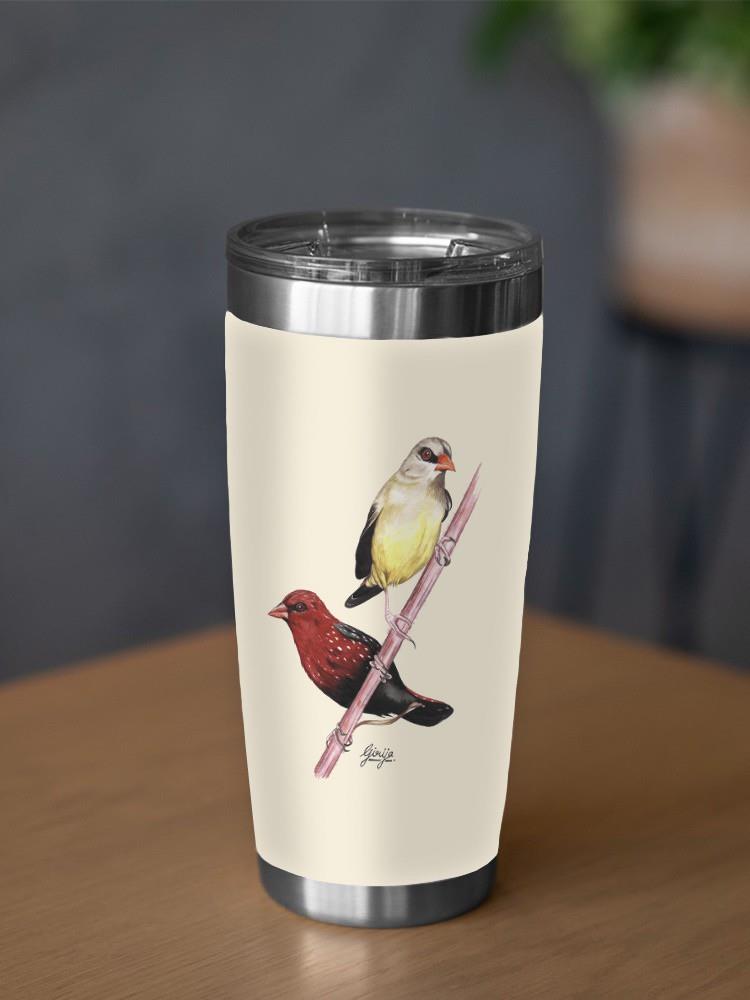Finch Bird Tumbler -Girija Kulkarni Designs