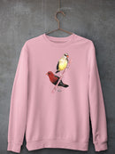 Finch Birds Sweatshirt -Girija Kulkarni Designs