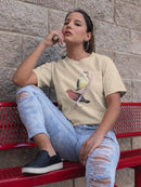 Finch Birds T-shirt -Girija Kulkarni Designs