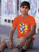 Bluejays In Maple. T-shirt -Girija Kulkarni Designs