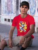 Bluejays In Maple. T-shirt -Girija Kulkarni Designs