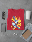 Bluejays In Maple. T-shirt -Girija Kulkarni Designs