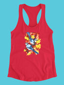 Bluejays In Maple. T-shirt -Girija Kulkarni Designs