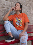 Bluejays In Maple. T-shirt -Girija Kulkarni Designs