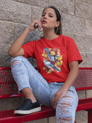 Bluejays In Maple. T-shirt -Girija Kulkarni Designs