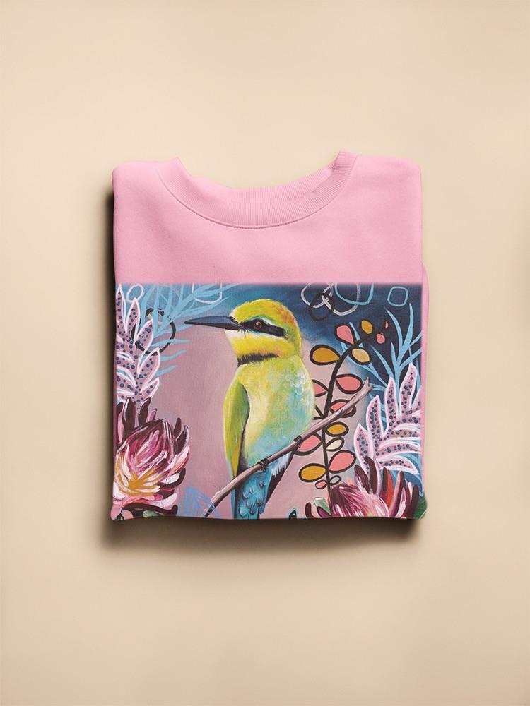 Abstract Rainbow Bee Eater. Sweatshirt -Heylie Morris Designs