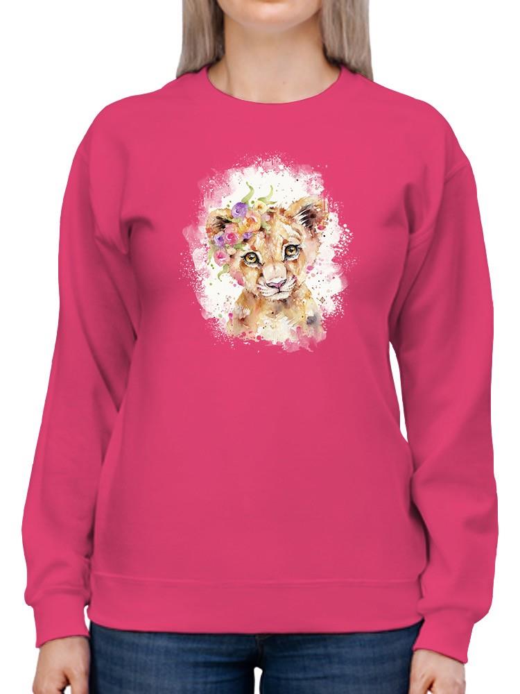 Little Lioness Cub Sweatshirt -Sillier Than Sally Designs